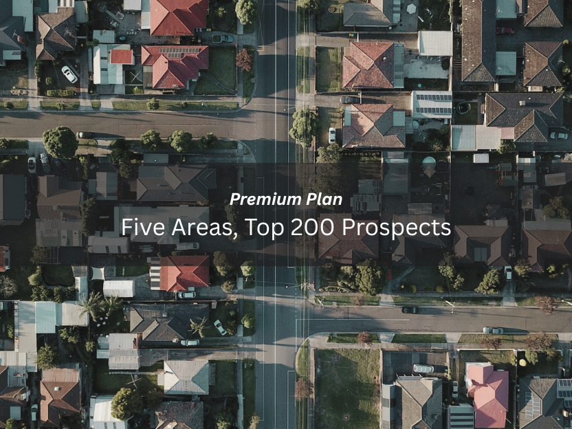 Premium Plan - Five Areas, Top 200 Prospects/Month